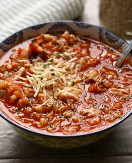 Instant Pot Chicken Barley Soup