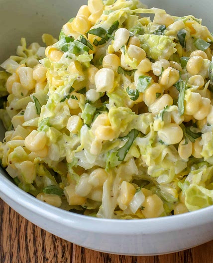 Jalapeno Corn Coleslaw