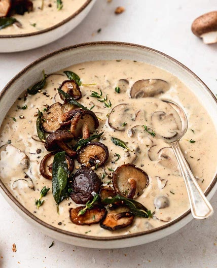Homemade Cream of Mushroom Soup
