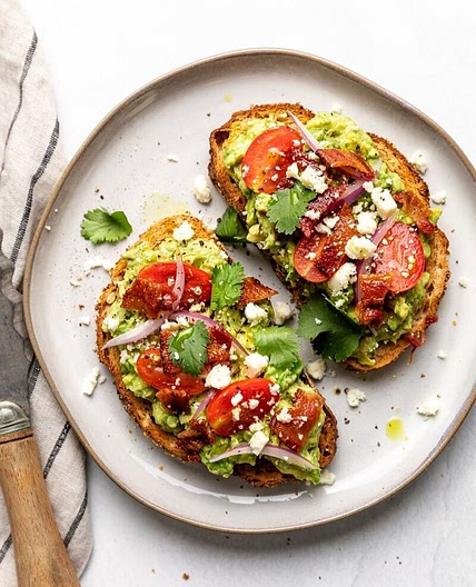 Cilantro Lime Avocado Toast