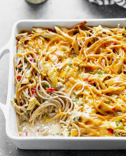 Healthy Chicken Spaghetti