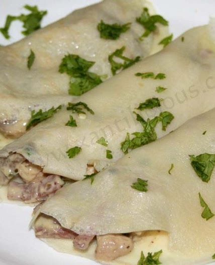 Savory Chicken Crepes