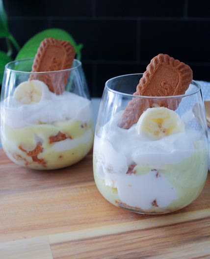 Vegan Biscoff Banana Pudding