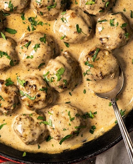 Gluten Free & Keto Swedish Meatballs