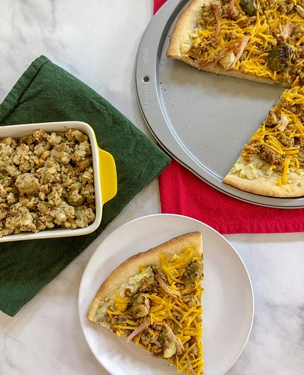 Thanksgiving Leftovers Pizza