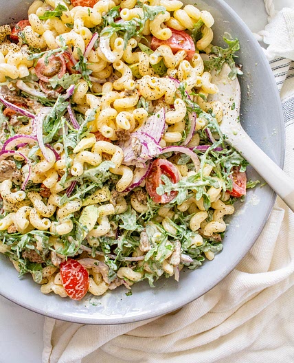 Vegan BLT Pasta Salad