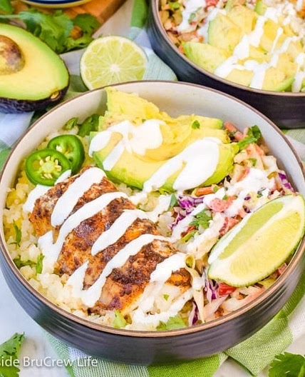 Low Carb Fish Taco Bowls Recipe