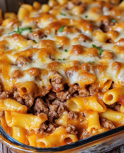 4 Ingredient Hamburger Casserole