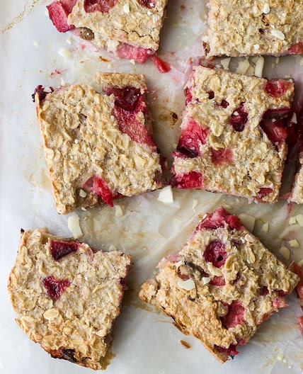 Plum and Almond Sliced Baked Oats Recipe