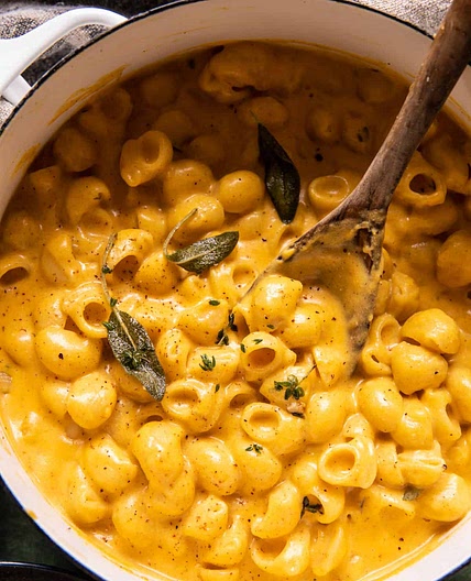 One Pot Stove-Top Pumpkin Mac and Cheese