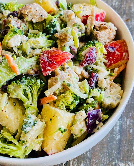 Apple Chicken Broccoli Salad