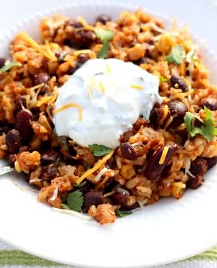 Instant Pot Santa Fe Beans and Rice