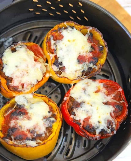 Air Fryer Low Carb Stuffed Peppers