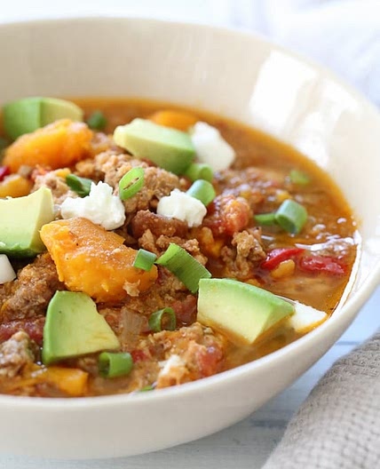Slow Cooker Paleo Jalapeno Popper Chicken Chili