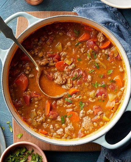 Ham and Lentil Soup