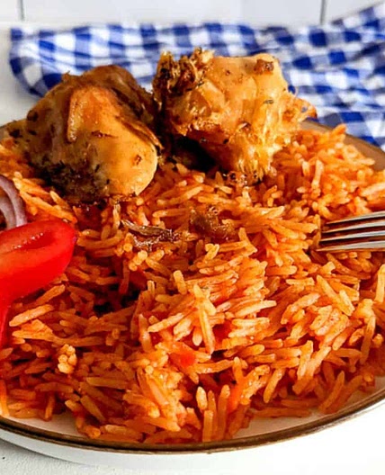 Jollof Rice and Chicken