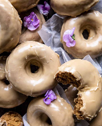 Baked Maple Glazed Doughnuts