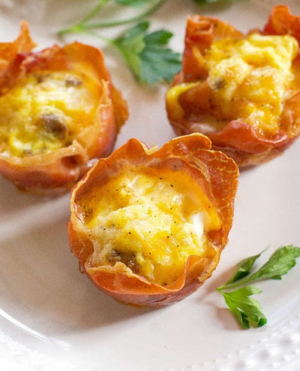 Prosciutto Sausage and Egg Cups