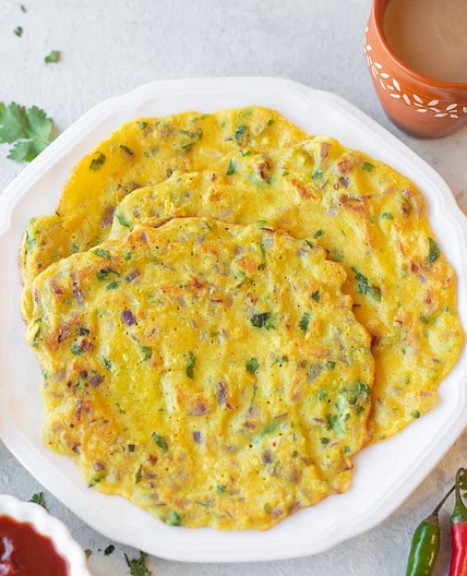 Moong Dal Chilla (Savory Lentil Pancakes)