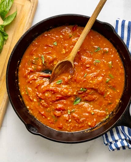 Speedy Cherry Tomato Sauce