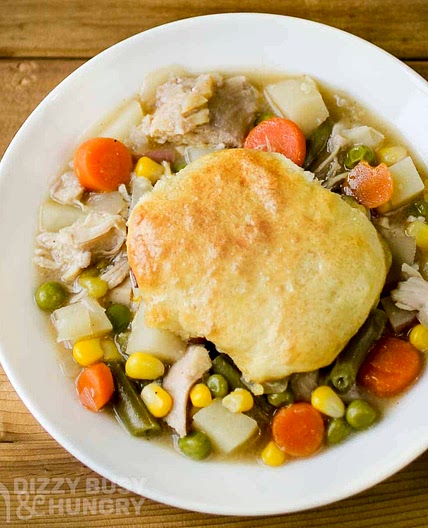 Slow Cooker Chicken and Biscuits