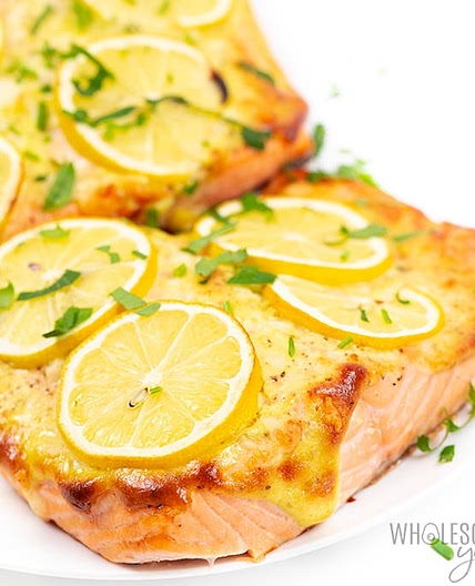 Baked Salmon With Mayo