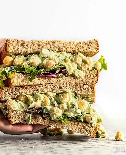Scallion Herb Chickpea Salad