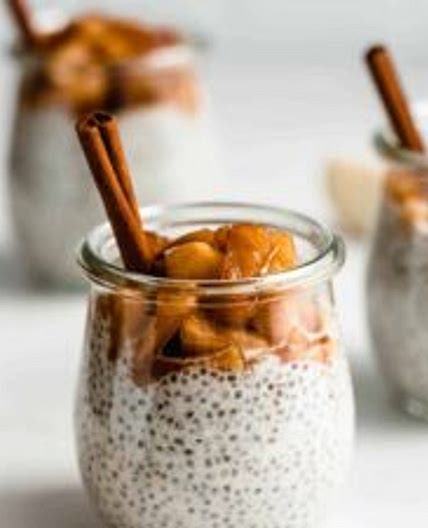 Cinnamon Apple Pie Chia Pudding