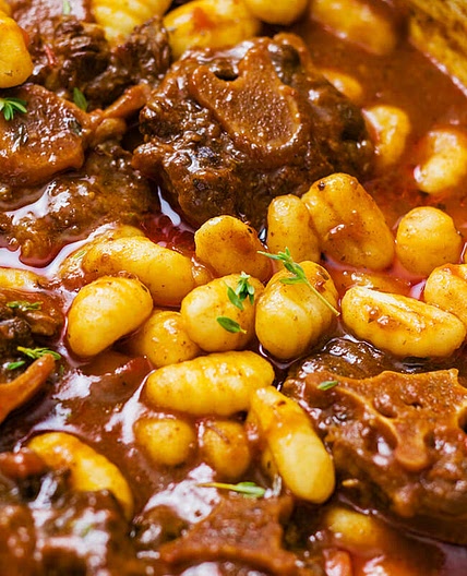 oxtail and Gnocchi Stew