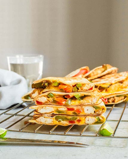 Chicken Fajita Quesadillas