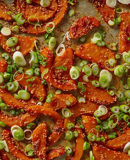 Gochujang-and-Sesame-Roasted Winter Squash