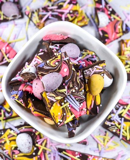 Easter Bark Recipe with Mini Eggs