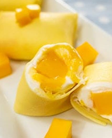 Hong Kong Mango Pancake (Dim Sum Dessert Recipe)