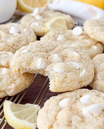 Lemon White Chocolate Cookies
