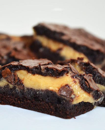 Salted Caramel Cheesecake Brownies