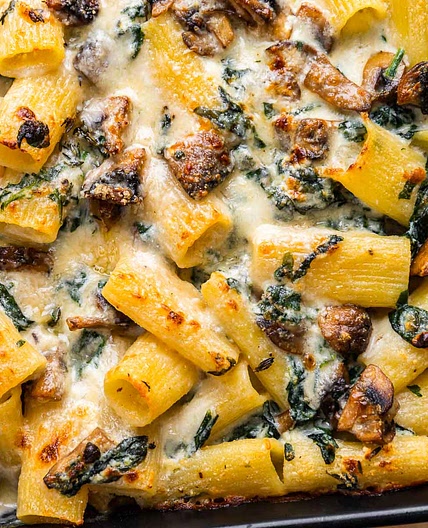 Creamy Mushroom Pasta Bake