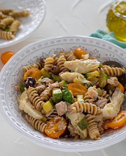 PASTA FREDDA TONNO E CARCIOFINI