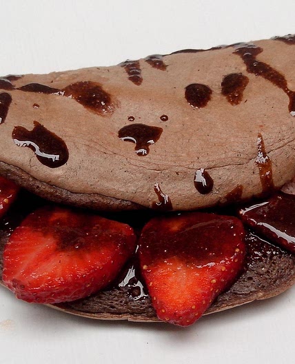 Receita de Crepioca de chocolate fit