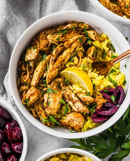 Slow Cooker Chicken Shawarma