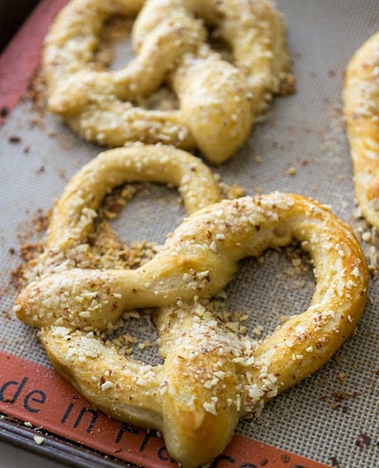 Almond Crunch Soft Pretzels