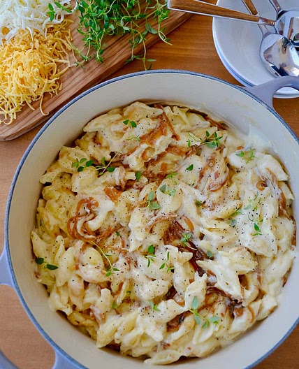 French Onion Mac and Cheese