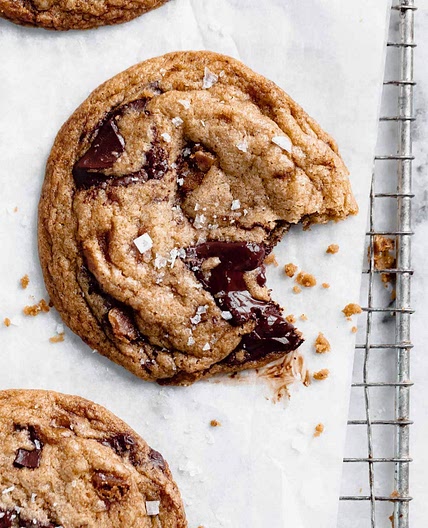 Brown Butter Toffee Chocolate Chip Cookies