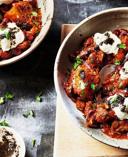 Kidney Bean & Sweet Potato Stew