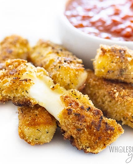 Low Carb Keto Mozzarella Sticks Recipe