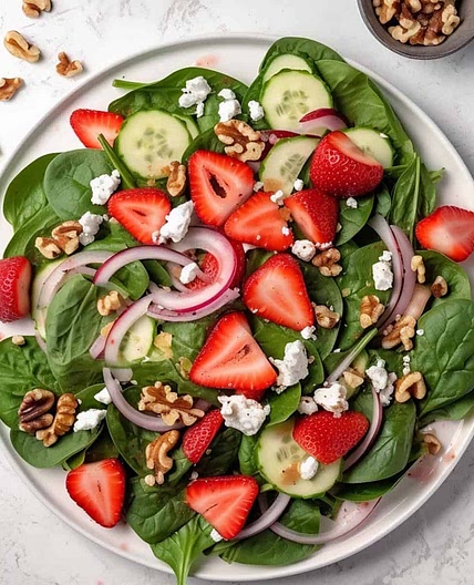 Strawberry Walnut Salad