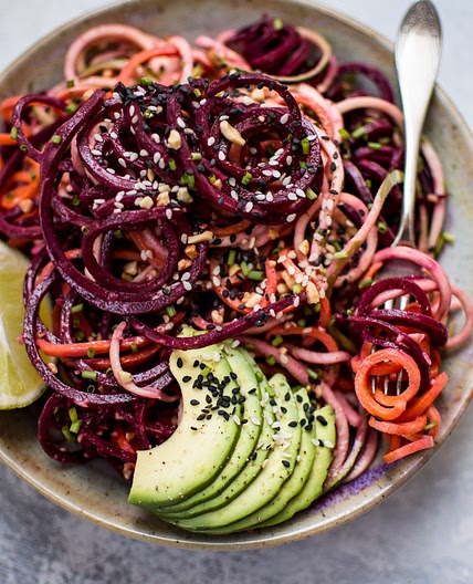 Rainbow Noodle Salad