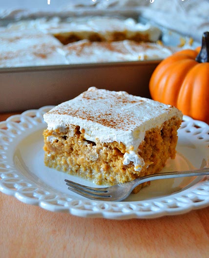 Pumpkin Spice Tres Leches Cake