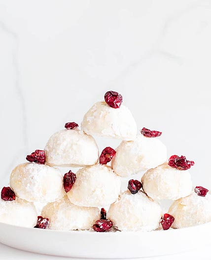 Air Fryer Snowball Cookies