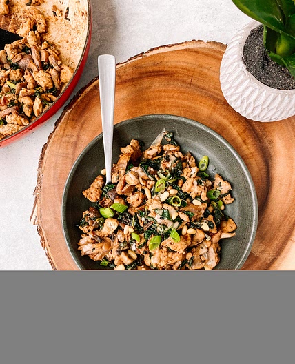 Turkey, Kale & Tahini Dinner Bowls