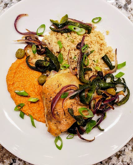 Sheet Pan Chicken and Poblano